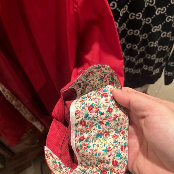 Beautiful Italian fashion dress shirt size 16.5. Red in color with such style. - Picture 3 of 6